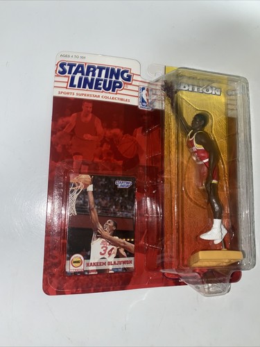 1994 Hakeem Olajuwon Starting Lineup Houston Rockets NBA Action Figure