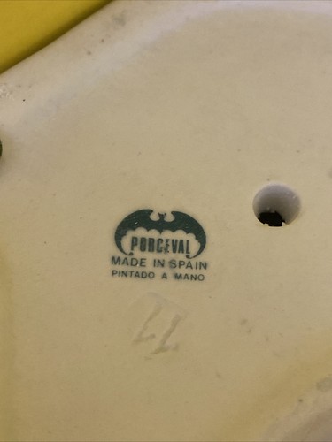 Ragazza porcellana vintage con colomba a cofano PORGEVAL Spagna Valencia 13” #77 - Foto 11 di 12