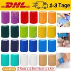 12/24tlg Selbsthaftende Haftbandagen Fixierbinde kohäsiv Bandage Verband 4,5m