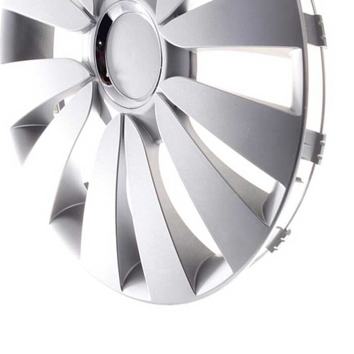4 Radkappen Radzierblenden 15 Zoll Sky silber für Audi Daewoo Hyundai Lexus Niss - 第 5/5 張圖片