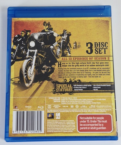 Sons of Anarchy : Season 2 (Blu-ray, 2009) - Picture 2 of 4