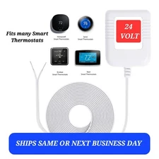 24v Power Adapter Transformer C Wire Smart Thermostat Supply For Nest Sensi Volt