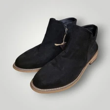 Seven 7  Cisco Kid Bootie Black Suede Ankle Booties Women's Size 10