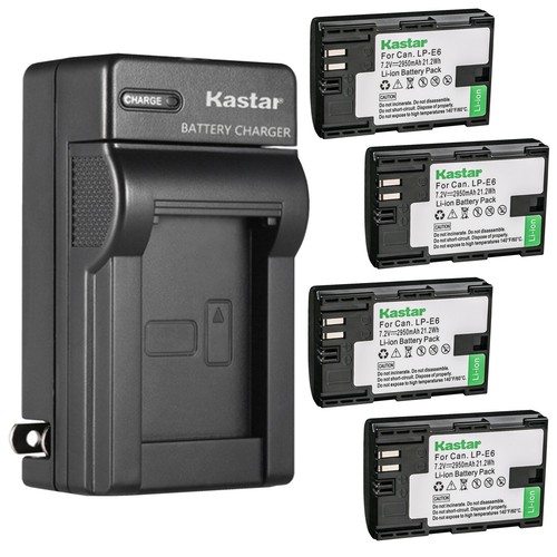 Kastar Battery AC Charger for Canon LP-E6 LP-E6N LC-E6 Canon EOS 6D Mark II - Picture 11 of 11
