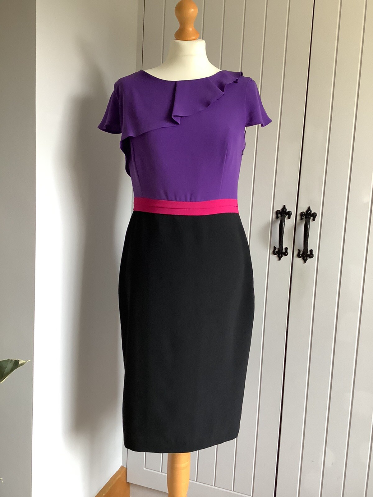 purple races dress