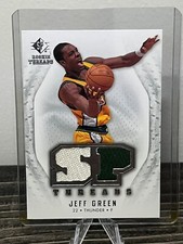 2008-09 SP Rookie Threads - Sp Threads Jeff Green #T-JG (MEM) GAME USED