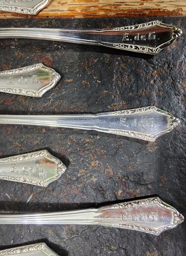 SET DI 12 RARI CUCCHIAINI VINTAGE BSF 90 PLATURA GERMANIA 5'OCLOCK CUCCHIAINI/CUCCHIAINI DA Tร ๐ - Foto 7 di 12