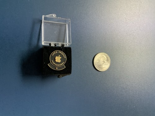 Vintage Apple Computer PRODUCT PROFESSIONAL 1-STAR Pin, 1999 RARE! - Picture 2 of 3