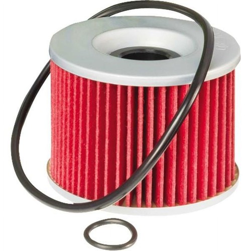 Paquete de 3 filtros de aceite Hiflofiltro para motocicletas Honda Kawasaki Yamaha - Imagen 3 de 7