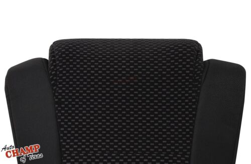 For 2007 2008 2009 Toyota Tundra -Driver Side Bottom Cloth Seat Cover Black - Picture 6 of 12