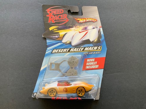 NEU! 2007 Hot Wheels Speed Racer Desert Rally Mach 5 mit Sägeblättern - limitiert