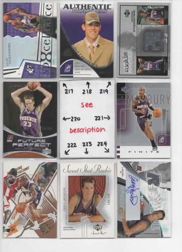 NEW Phoenix Suns U-PICK Serial #'d JERSEY AUTO Rookies BOOKER AYTON PAUL MIKAL - Picture 191 of 215