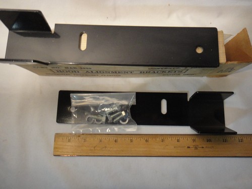 INDUSTRIAL THERMOSET PLASTICS HOOD ALIGNMENT BRACKETS HAB-3800 1-PR. N.O.S. - Picture 2 of 2