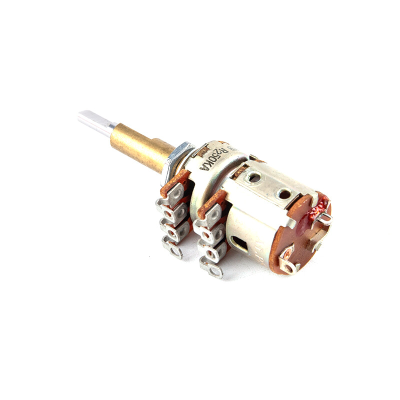 16type Double Shaft Potentiometer With Switch A50K B50K Shaft Length Y*u* eBay