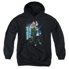 Three Stooges Kids Hoodie Stooge Style Black Hoody