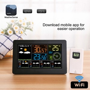 Smart WiFi Weather Station Digital Thermometer Hygrometer with Outdoor Sensor Smart WiFi Weather Station Digital Thermometer Hygrometer with Outdoor Sensor