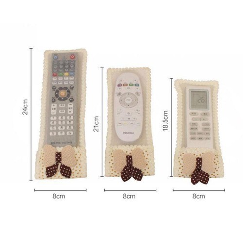 Bow Lace Fabric Remote Control Cover Dust Cover Protective Cover✨y O3R5 - Picture 11 of 30