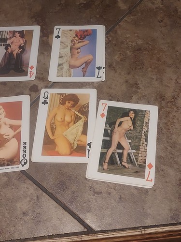 *COLLECTIBLE 1950’s VINTAGE* NUDIE PLAYING CARDS! FULL DECK! PLAYGIRL BRAND-RARE - Picture 6 of 8