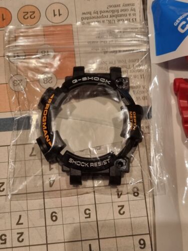 NEW Red Carbon Fibre Strap Band & Bezel for Casio G Shock Frogman GWF-D1000ARR - Picture 5 of 12