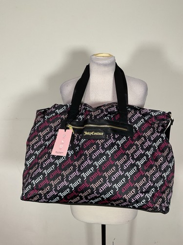 Juicy Couture Reisetasche Damen schwarz Farbe Logo Print  - Bild 2 von 15