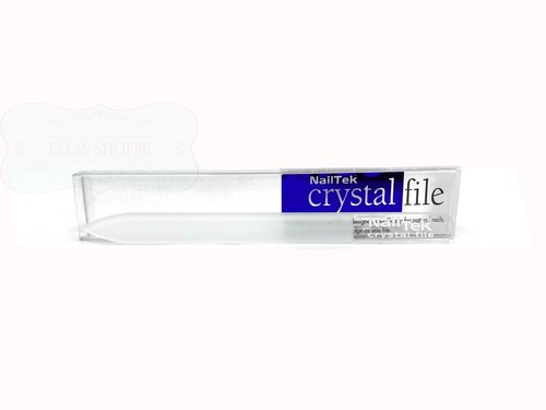 Nail Tek Crystal File Double-Sided with Cobalt Blue Companion Case - Picture 2 of 3