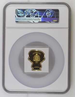 2023 Niue DC Comics Gold Gilt Two-Face 1oz Silver Chibi Coin