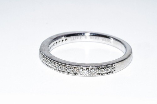 1Ct Round Cut Simulated Diamond Eternity Wedding Band Ring 14k White Gold Oval - Picture 3 of 11