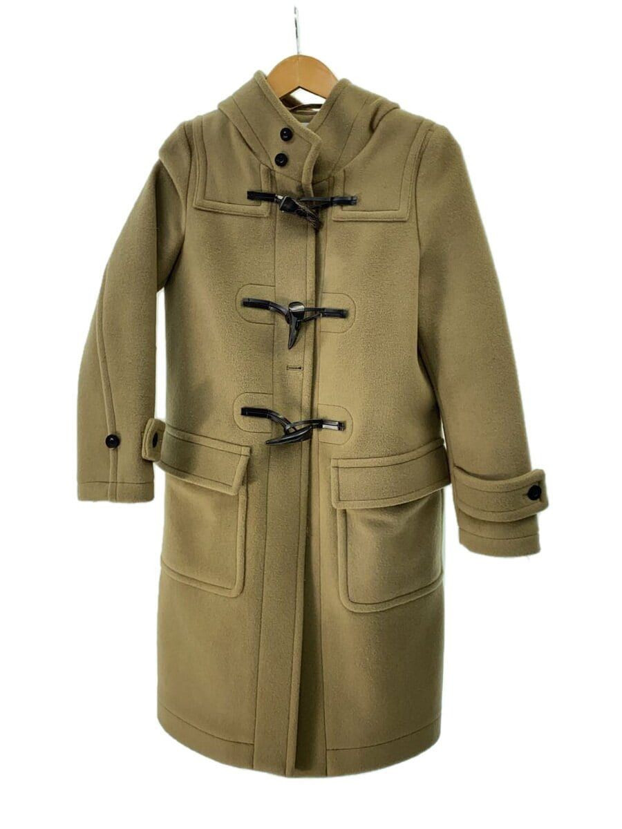 HYKE duffle coat 1 wool khaki solid 172-17031 022 Used | eBay