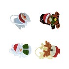  4 STÜCKE Weihnachten Handtaschen Tragbare Geschenk Süßigkeitstaschen