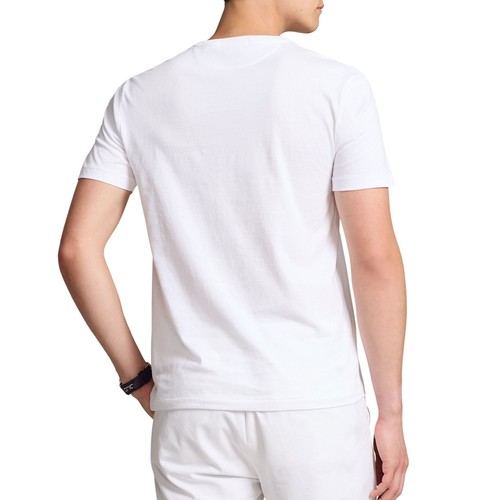 Herren Polo Ralph Lauren weiß Team USA 2024 Olympische Sommerspiele Villagewear Läufer - Bild 2 von 2