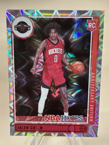2021-22 NBA Hoops - Jalen Green #218 🔥ANNIVERSARY EDITION ROOKIE🔥