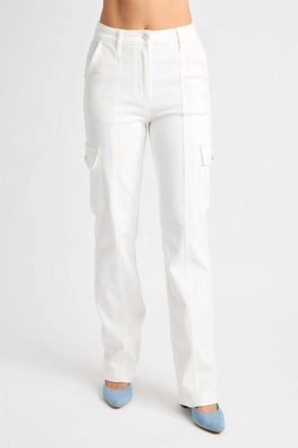 Judy Blue High Waist Cargo Straight Leg Jean Size 13 (31)