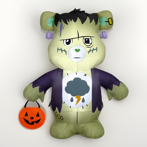 Care Bears Grumpy Bear As Frankenstein - 4.2' Tall - Gemmy **NEW** - Picture 5 of 8