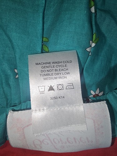American Girl Floral TuTu Skirt Kids Girls Large 16 Pull On Lined Teal Skirt - Picture 9 of 10