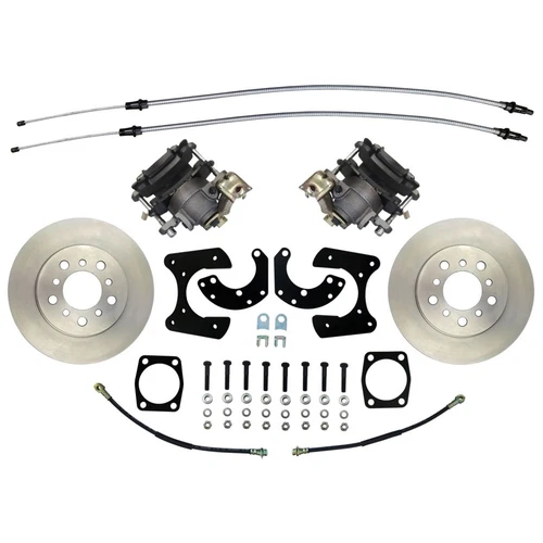 Ford Old Style Rear Disc Conversion Kit w/Standard Rotors w/E-Brake Cable