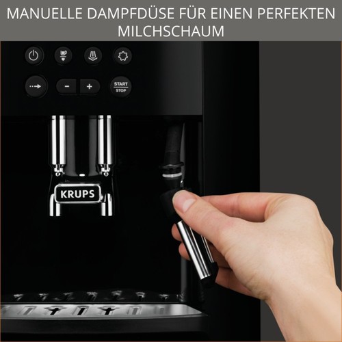 Krups EA8170 Arabica Display Black Kaffeevollautomat mit gut lesbarem XL Display - Bild 7 von 9