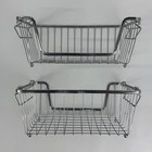 Lot of 2 Wire Under Cabinet Kitchen Storage Organizer Baskets