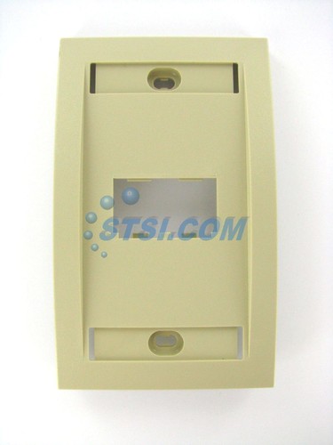 Placa frontal Panduit CFPE2EIY Mini-Com de 2 puertos, serie ejecutiva, marfil ~ STSI - Imagen 3 de 3