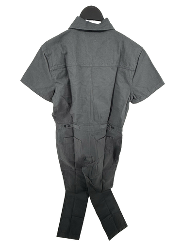 Outerknown S.E.A. Suit Jumpsuit Short Sleeve Cotton Linen Blend Sz L Gray - Picture 7 of 7