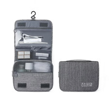 Portable Toiletry Washbag with Hanging Hook Waterproof Women Bathroom Cosmetic S
