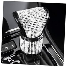 Bling Car Gear Shift Cover with Rhinestone,Stylish Crystal Gear Shift Knob