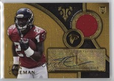 2015 Topps Triple Threads Rookie Relics Gold /25 Tevin Coleman Auto nd3