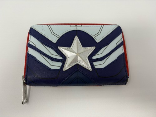 Disney Marvel Loungefly Wallet Captain America Falcon And The Winter Soldier - Picture 4 of 4
