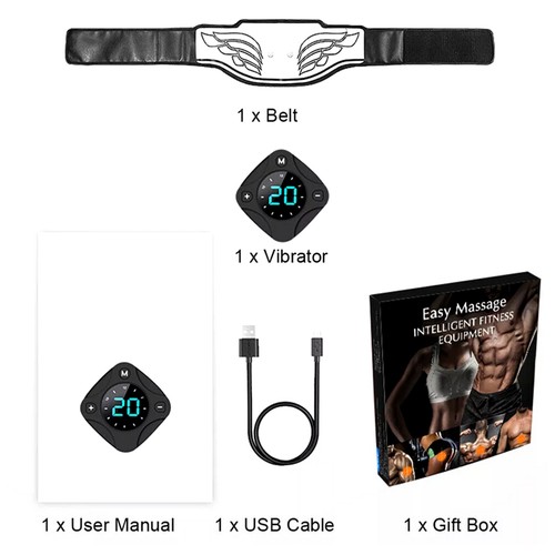 Unisex Bauchmuskeln Abnehmen Fettverbrennung Gürtel Elektronischer Fitness Trainer USA - Bild 1 von 4