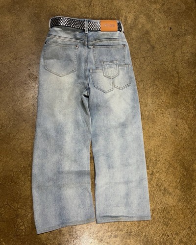 Vintage Y2K Style Baggy Jeans Light Wash Görjes Denim Size 38x36 - Picture 6 of 10