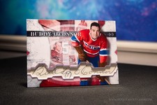 Buddy O'Connor Montreal Canadiens Vintage Signature Cut Card - Autographed