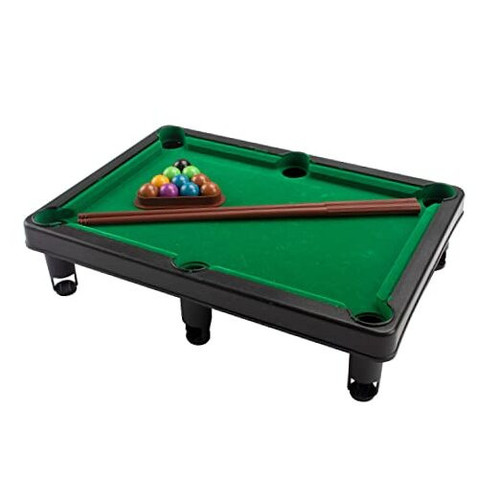 Mini Billardtisch Set Tragbar Klein Tisch Billard Spiel mit 2 Stöcken, 16 - Bild 1 von 7