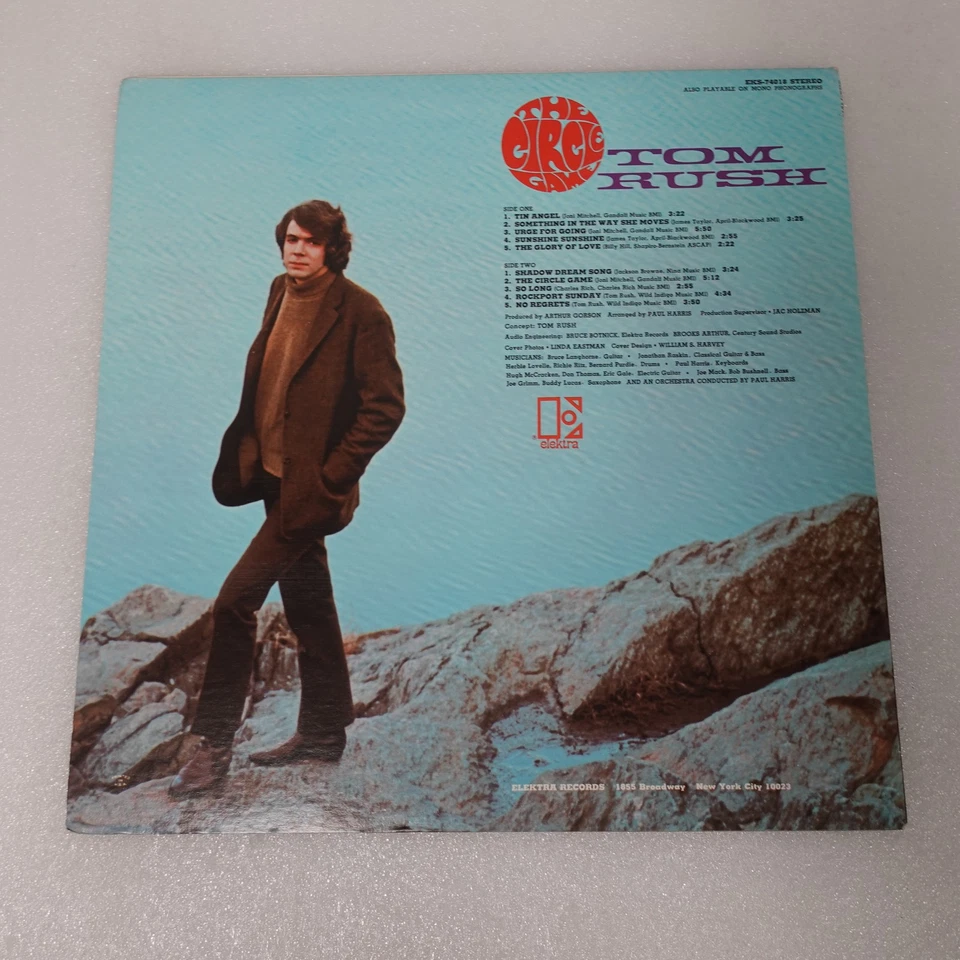 Tom Rush The Circle Game LP Vinyl Album Record Rock Folk, World, & Country Foto 2 de 4