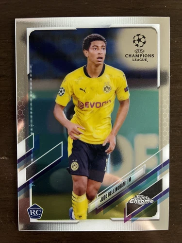 2020-21 Topps Chrome UEFA JUDE BELLINGHAM RC #68 Free Shipping