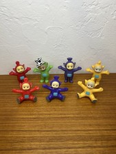 Lot of 7 Ragdoll Teletubbies 1998 Tinky-Winky Dipsy Laa-Laa Po 3 Figures Hasbro